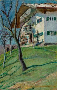 Naše chaloupka v Tegernsee od August Macke