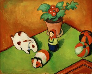 Hračky malého Waltera od August Macke