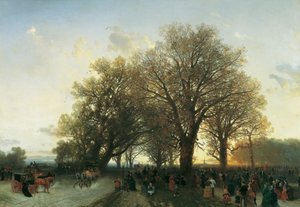 Na cestě domů ze světové výstavy ve vídeňském Prátru v roce 1873