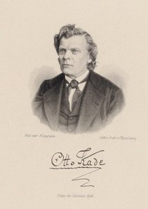 Portrét skladatele Otto Kade 1819-1900.