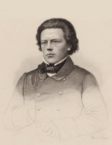Portrét skladatele Antona Rubinsteina 1829-1894, 1850.