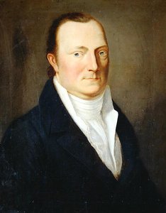 Portrét policejního prezidenta Ludwiga von Manger, kolem roku 1825 (olej na plátně)