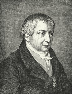 Friedrich Schlegel , německý básník (rytina) od Augusta von Buttlar