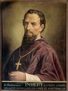 Misionář Imbert od Auguste Alexandre Baudran