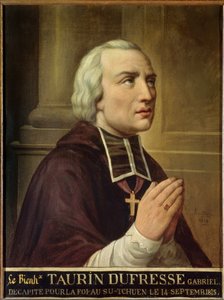 Misionář Taurin Dufresse od Auguste Alexandre Baudran