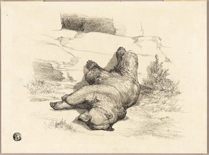 Ruský medvěd od Auguste Andre Lancon