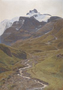 Pohled na Wilde Frau od Auguste Baud Bovy