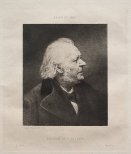 Honoré Daumier, 1881. od Auguste Boulard