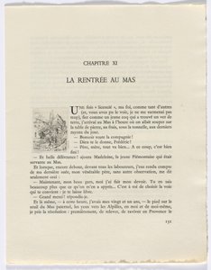 Frédéric Mistral: Mémoires et Recits Frédéric Mistral: budovy a stromy (strana 131) od Auguste Brouet