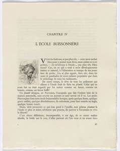 Frédéric Mistral: Mémoires et Recits, Frédéric Mistral: busta ženy (strana 41) od Auguste Brouet