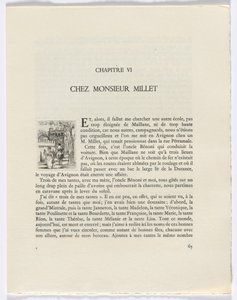 Frédéric Mistral: Mémoires et Recits, Frédéric Mistral: žena a muž na koni (str. 65) od Auguste Brouet