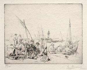 The Net Menders od Auguste Brouet