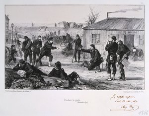 Přívěsek la garde, obležení Paříže, francouzsko-pruská válka, listopad 1870 1872