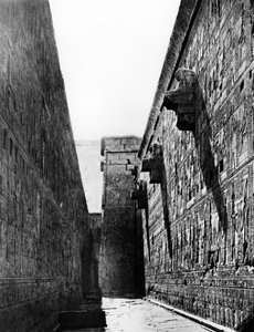 Chrám Edfu, Egypt, 1893