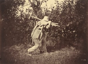 Peasant,c. 1870 (foto) od Auguste Giraudon