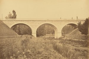 Viadukt přes řeku Rýn u Pradines