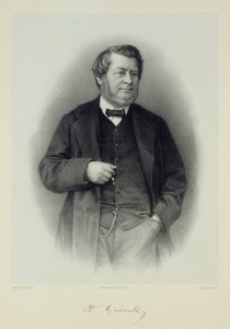 Portrét Adolphe Guéroult 1810-1872. od Auguste Lemoine