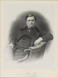 Portrét Alexandre Florian Joseph, hrabě Colonna-Walewski 1810-1868