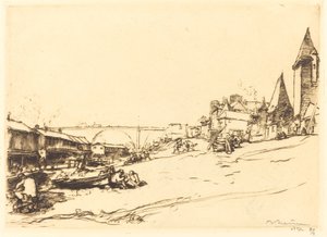 Angers - Dům polského krále (Angers - La maison du roi de Pologne) od Auguste Lepere