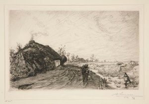 Cesta podél močálu Vendee [Saint-Jean-de-Monts] od Auguste Lepere