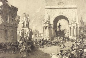 Jubilejní oslavy Bruselu, 18831890. od Auguste Lepere