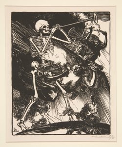 Death and Discord will Rain on the Earth, z The War of 1914, první série, no. 7 od Auguste Lepere