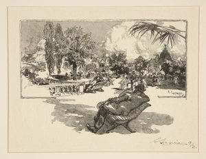 Terasa svobodných umění od Auguste Lepere