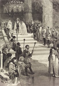 Korunovace ruského císaře Alexandra III. 27. května 1883.