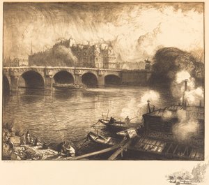 Nový most od Auguste Lepere