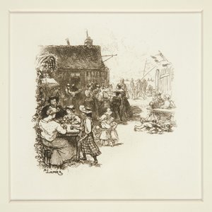 Festival pod širým nebem od Auguste Lepere
