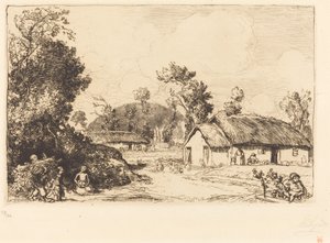 Zábava odpočinku, Vendee od Auguste Lepere