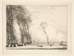 Opona z topolů (Vendee) od Auguste Lepere