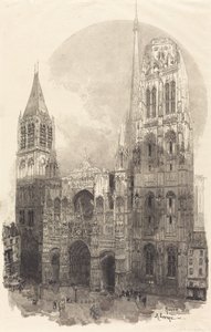 Katedrála v Rouen (La Cathedral de Rouen) od Auguste Lepere