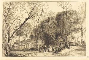 Léto v Saint-Martin, minulé svatby od Auguste Lepere