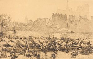 Velký jablečný trh Velký jablečný trh, 1891. od Auguste Lepere