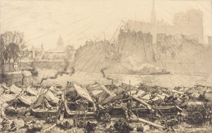 Velký jablečný trh Velký jablečný trh, 1917. od Auguste Lepere