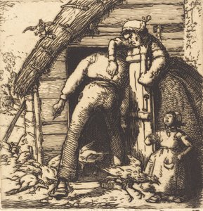 The Poulterer, Vendee The Poultry, Vendee, 1908. od Auguste Lepere