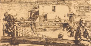 Umyvadlo Umyvadlo, 1891. od Auguste Lepere