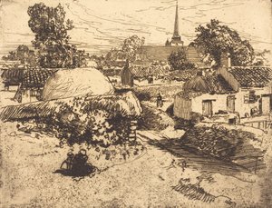 Pohled na St.-Jean-de-Mont, Vendee Pohled na St.-Jean-de-Mont, Vendee, 1892. od Auguste Lepere