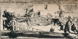 Mycí člun, 1915 od Auguste Louis Lepère