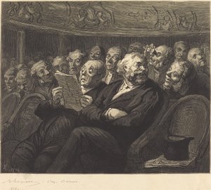 Orchestrální sedadla od Auguste Lepère after Honoré Daumier