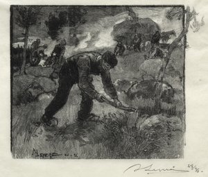 Heather bagry od Auguste Louis Lepère