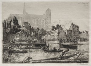 Příjezd Vegetables-Amiens od Auguste Louis Lepère
