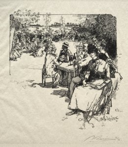 Ples na Point du Jour od Auguste Louis Lepère