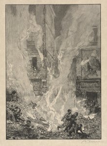 [Požár města] od Auguste Louis Lepère