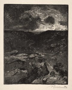 Údolí Francard od Auguste Louis Lepère
