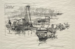 Point of Billancourt od Auguste Louis Lepère