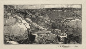 Cirkus Long-Rocher od Auguste Louis Lepère