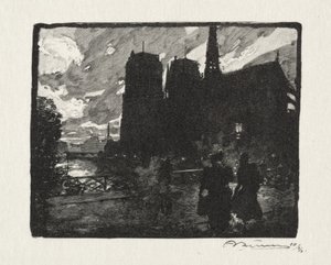 Notre Dame, Le Soir od Auguste Louis Lepère