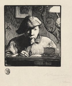 Autoportrét od Auguste Louis Lepère